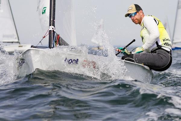 Freddy Lööf defends successfully his european title in the OK class at Kiel Week photo copyright Kieler Woche / www.segel-bilder.de taken at Kieler Yacht Club and featuring the OK class