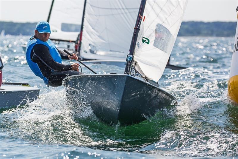 World No. 3 Tomasz Gaj - OK Dinghy European Championship Kiel, Germany photo copyright Robert Deaves taken at  and featuring the OK class