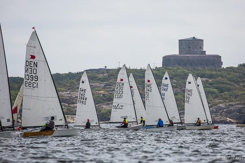 Start of Race 7 - Swedish OK/Finn National Championship - photo © Robert Deaves