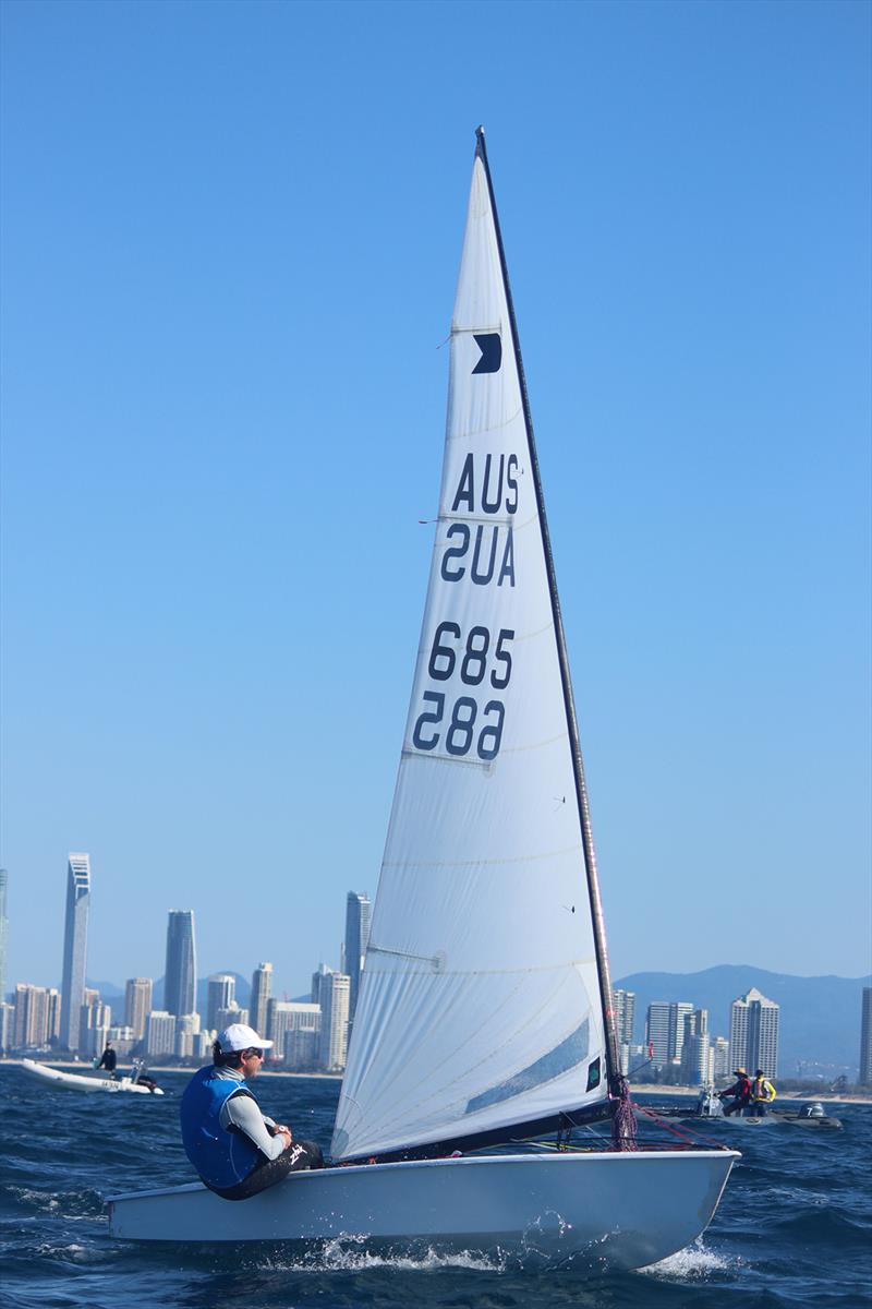 Shane Smith take out the overall Open division and Queensland Champion of the 2019 International OK Dinghy Queensland Championship photo copyright Virginia Riddle-Cross taken at  and featuring the OK class