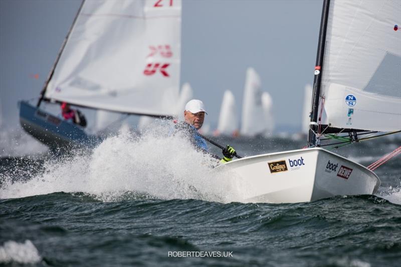 Andre Budzien - Kieler Woche 2020, day 3 photo copyright Robert Deaves taken at Kieler Yacht Club and featuring the OK class