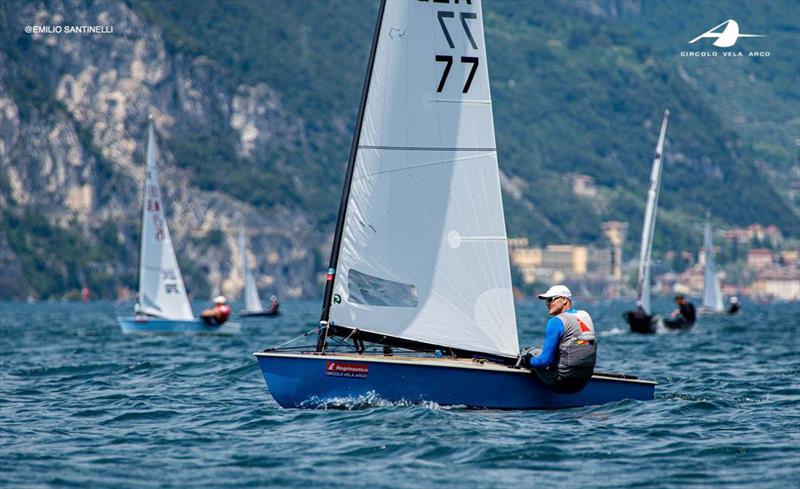 Soenke Behrens - 2021 OK Dinghy International Regatta - Day 2 - photo © Circolo Vela Arco