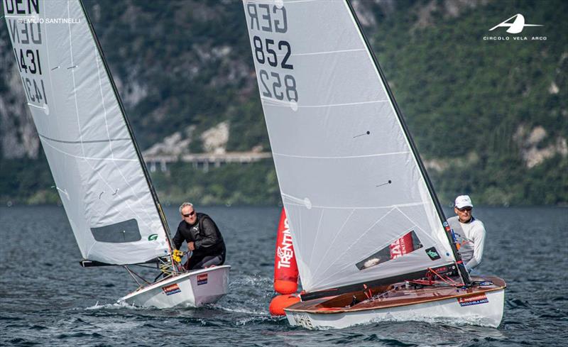 Michael Nissen, GER - 2021 OK Dinghy International Regatta - Day 3 photo copyright Emilio Santinelli / Circolo Vela Arco taken at Circolo Vela Arco and featuring the OK class