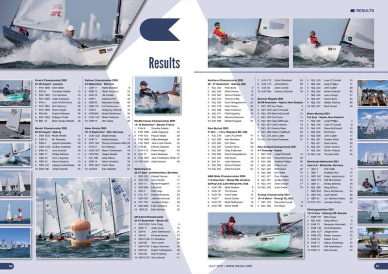 OK Dinghy class July 2021 magazine - photo © Robert Deaves