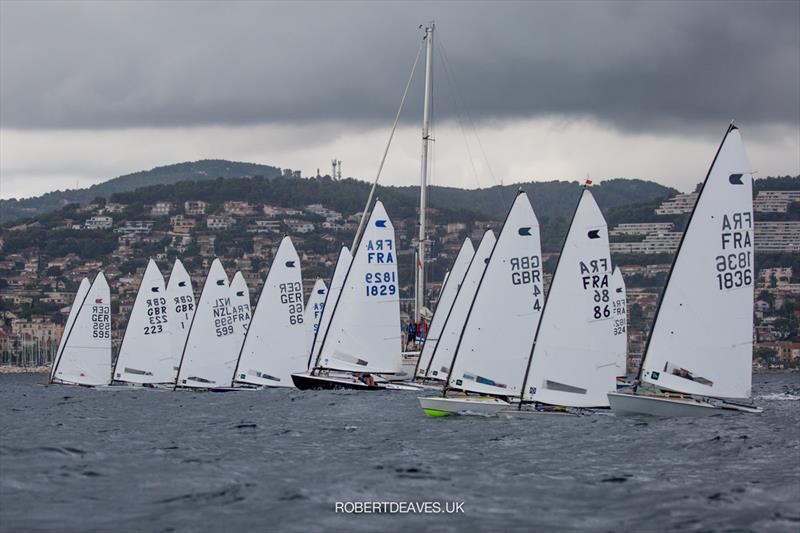 Start Race 2 - OK Dinghy Autumn Trophy 2021 - photo © Robert Deaves