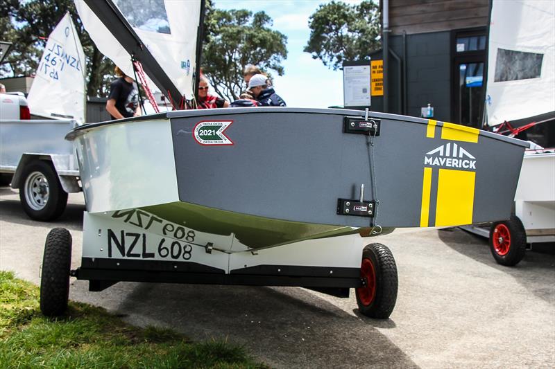 Another view of the Maverick OK hull - giving some idea of how the extra volume has been worked into the Leech design within the class rule restrictions - photo © Richard Gladwell / Sail-World.com