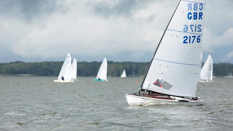 OKs during the Ovington Inlands at Grafham photo copyright Beth Tate taken at Grafham Water Sailing Club and featuring the OK class