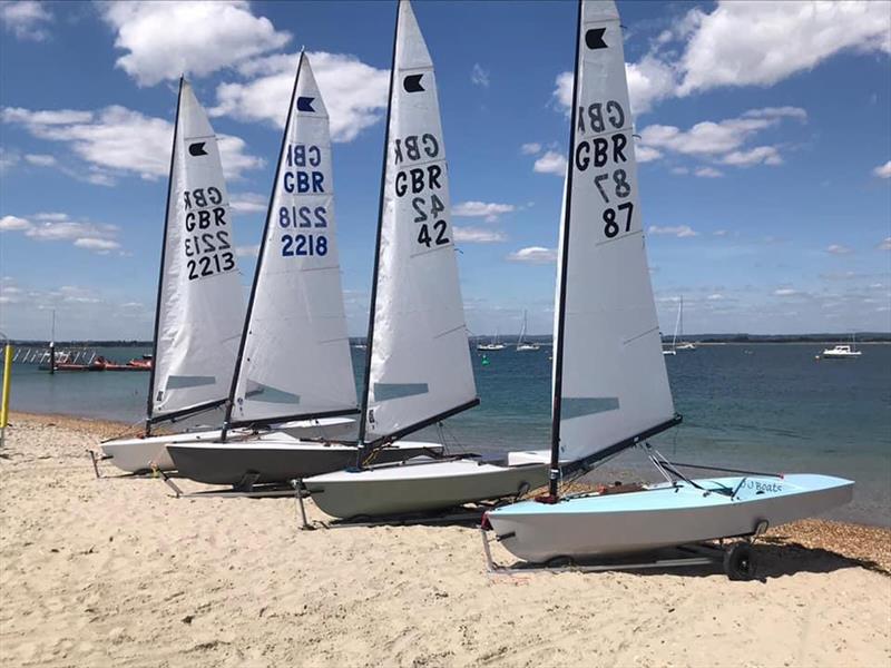 OKs at HISC photo copyright Paul Childs taken at Hayling Island Sailing Club and featuring the OK class