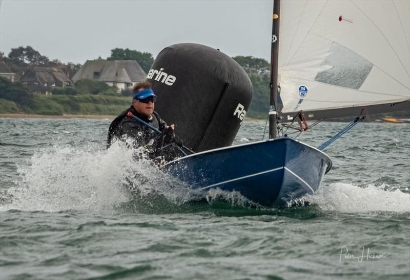 Russ Clark during the OK Open at HISC - photo © Peter Hickson