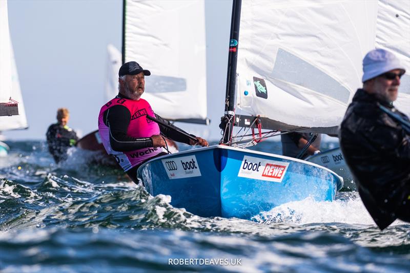 Greg Wilcox - 2022 Kieler Woche photo copyright Robert Deaves taken at Kieler Yacht Club and featuring the OK class