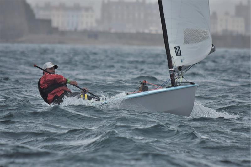 Paul Childs at the 2021 Nationals photo copyright Ela Miller taken at Weymouth Sailing Club and featuring the OK class