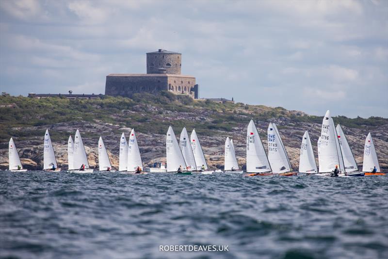 OK Dinghy World Championship day 2 photo copyright Robert Deaves taken at  and featuring the OK class