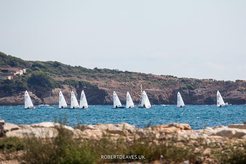 OK Dinghy Europeans - Early training in Bandol photo copyright Robert Deaves / www.robertdeaves.uk taken at Société Nautique de Bandol and featuring the OK class