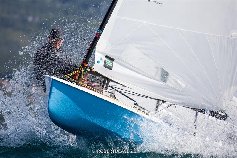 Michal Strummich - 2022 OK Dinghy European Championship photo copyright Robert Deaves taken at Société Nautique de Bandol and featuring the OK class