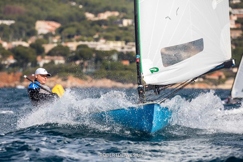 Sönke Behrens is in the top 3 for the first time photo copyright Robert Deaves taken at  and featuring the OK class