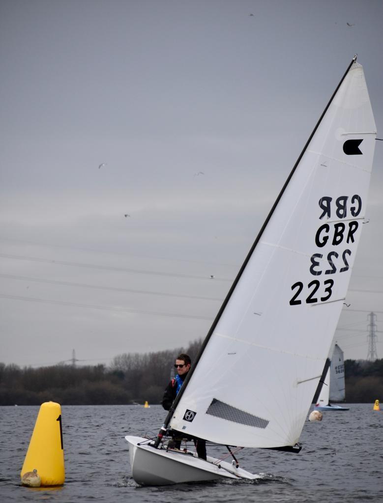 Nick Craig during the Polar Pursuit Race 2022 at Chase SC photo copyright Alex Walton taken at Chase Sailing Club and featuring the OK class