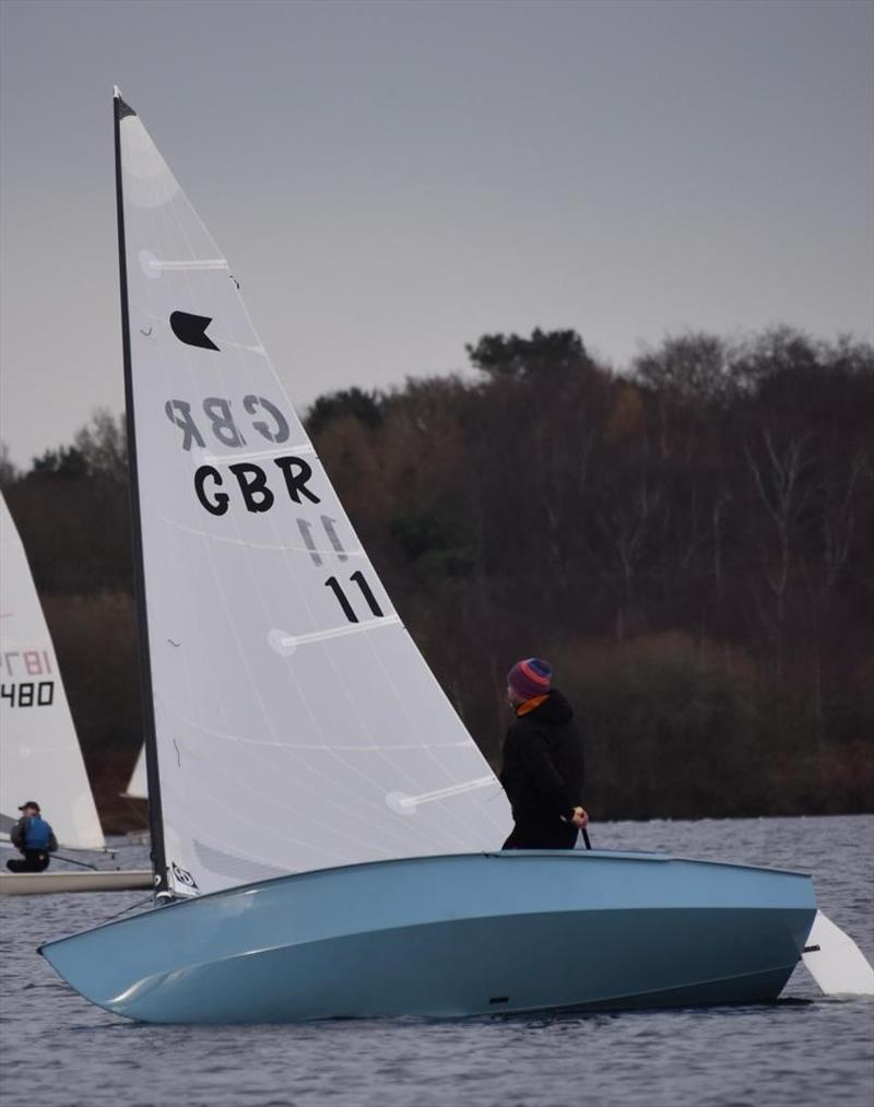 Andy Davies during the Polar Pursuit Race 2022 at Chase SC photo copyright Alex Walton taken at Chase Sailing Club and featuring the OK class