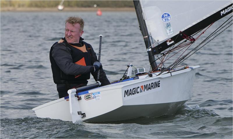 Charlie Cumbley wins the Starcross Steamer 2023 photo copyright Garnett Showell taken at Starcross Yacht Club and featuring the OK class