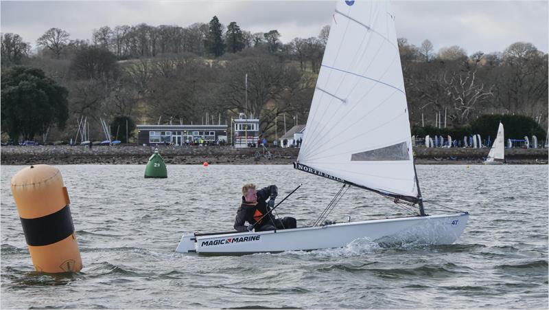 Charlie Cumbley wins the Starcross Steamer 2023 photo copyright Garnett Showell taken at Starcross Yacht Club and featuring the OK class