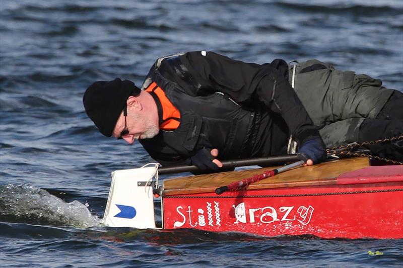 Still crazy during the Alton Water Fox's Chandlery & Anglian Water Frostbite Series photo copyright Tim Bees taken at Alton Water Sports Centre and featuring the OK class