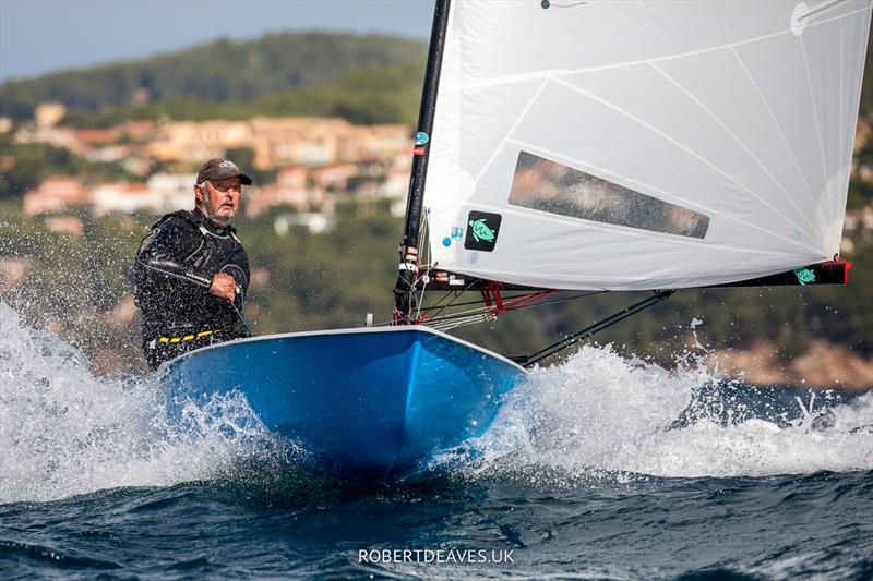 World No.2 Greg Wilcox, NZL photo copyright Robert Deaves taken at  and featuring the OK class