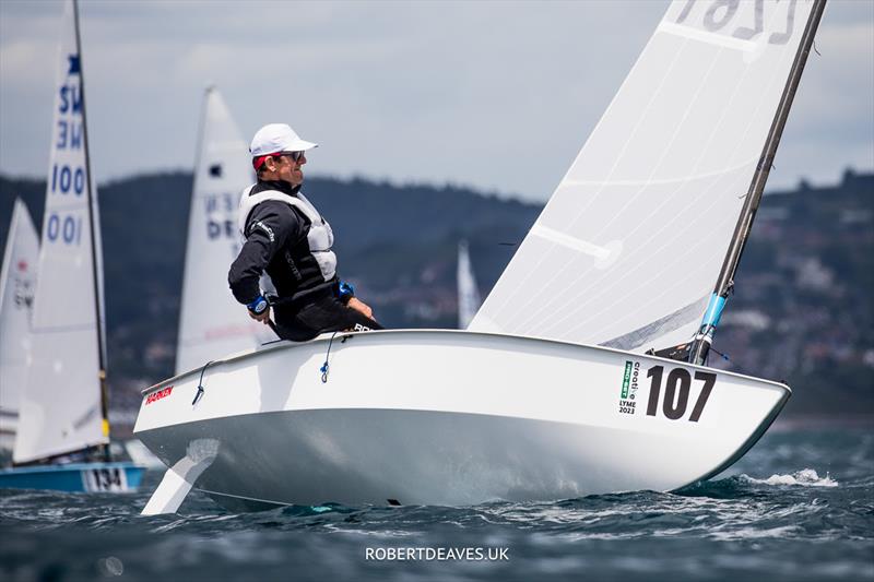 OK Dinghy Worlds Day 1 - Nick Craig, GBR - photo © Robert Deaves / www.robertdeaves.uk