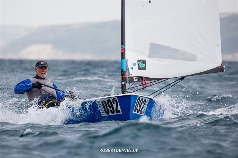 OK Dinghy Worlds Day 2 - Ralf Tietje, GER - photo © Robert Deaves / www.robertdeaves.uk