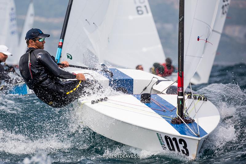 OK Dinghy Worlds Day 3 - Jim Downer, GBR - photo © Robert Deaves / www.robertdeaves.uk