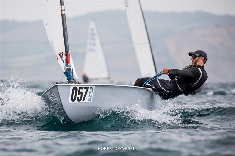 OK Dinghy Worlds Day 3 - Ed Bradburn, GBR - photo © Robert Deaves / www.robertdeaves.uk