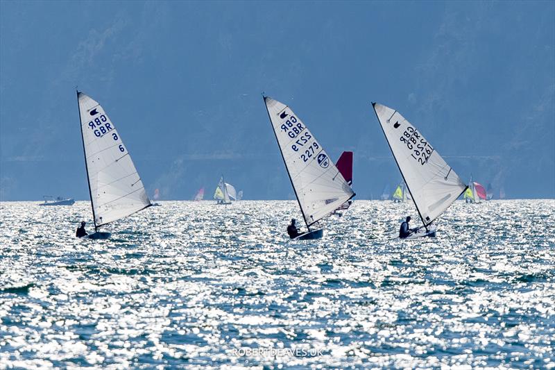 Fantastic conditions so far - OK Dinghy Europeans - photo © Robert Deaves