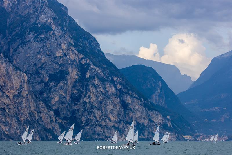 OK Dinghy Europeans Day 4 photo copyright Robert Deaves taken at Circolo Vela Arco and featuring the OK class