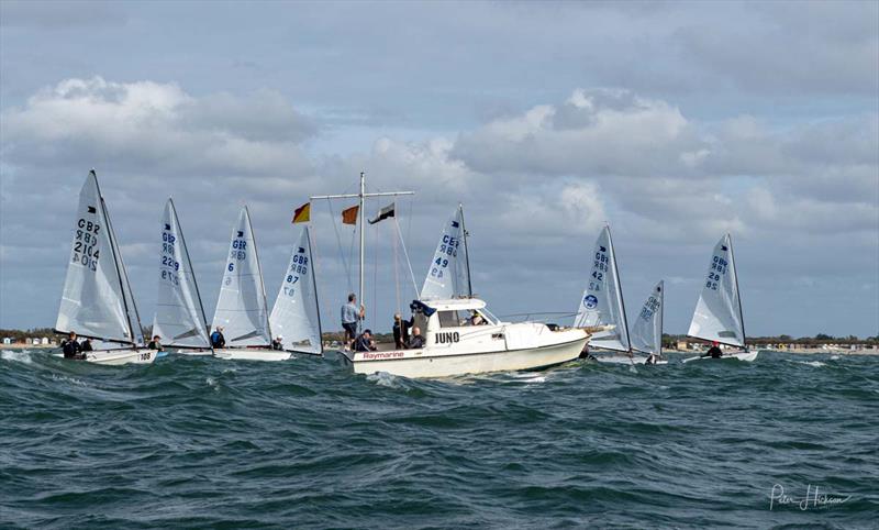 OK Dinghy Southern Area Championship at Hayling Island photo copyright Peter Hickson taken at Hayling Island Sailing Club and featuring the OK class