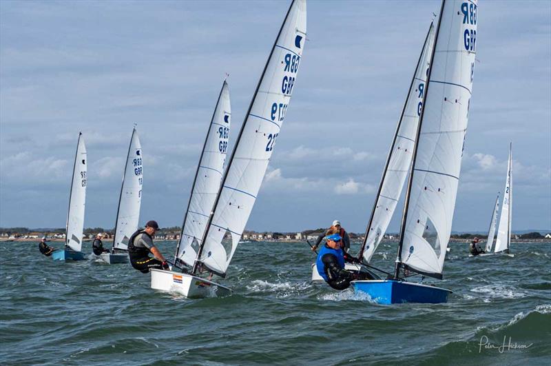 OK Dinghy Southern Area Championship at Hayling Island photo copyright Peter Hickson taken at Hayling Island Sailing Club and featuring the OK class