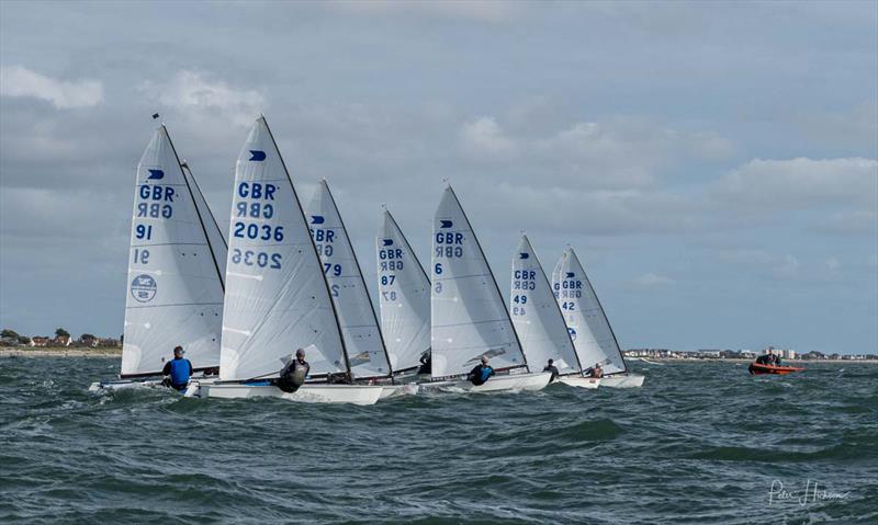 OK Dinghy Southern Area Championship at Hayling Island photo copyright Peter Hickson taken at Hayling Island Sailing Club and featuring the OK class