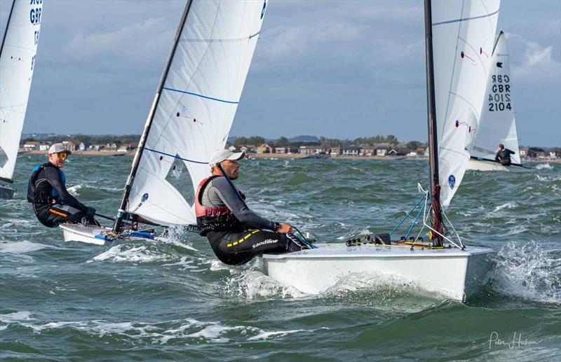 OK Dinghy Southern Area Championship at Hayling Island photo copyright Peter Hickson taken at Hayling Island Sailing Club and featuring the OK class