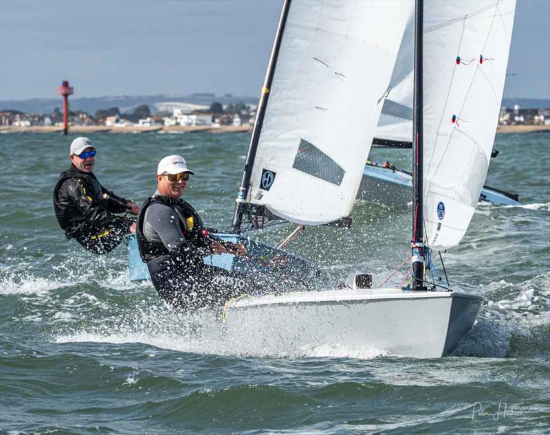 OK Dinghy Southern Area Championship at Hayling Island photo copyright Peter Hickson taken at Hayling Island Sailing Club and featuring the OK class