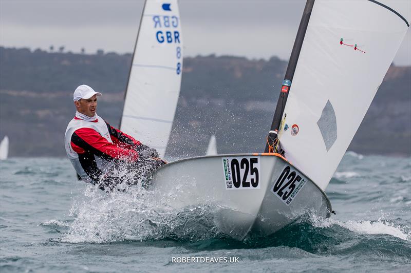 Steve McDowell, NZL, in Lyme Regis - photo © Robert Deaves