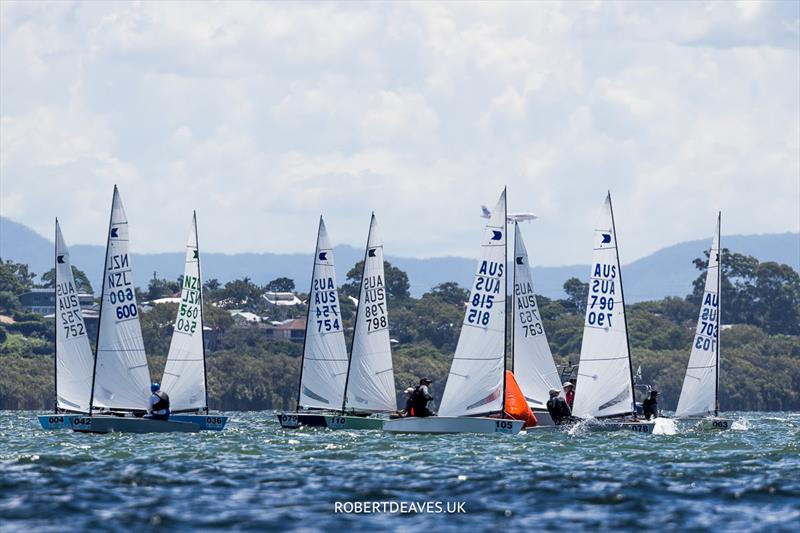 OK Dinghy Australian Championship at the RQYS, Brisbane photo copyright Robert Deaves / www.robertdeaves.uk taken at Royal Queensland Yacht Squadron and featuring the OK class