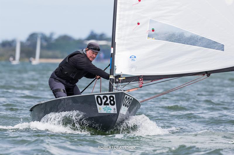Rod Davis, NZL - 2024 OK Dinghy World Championship Brisbane photo copyright Robert Deaves taken at Royal Queensland Yacht Squadron and featuring the OK class