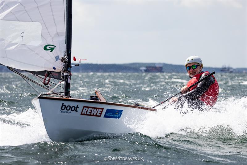 Harald Zangenberg, GER - 2024 Kieler Woche photo copyright Robert Deaves taken at Kieler Yacht Club and featuring the OK class