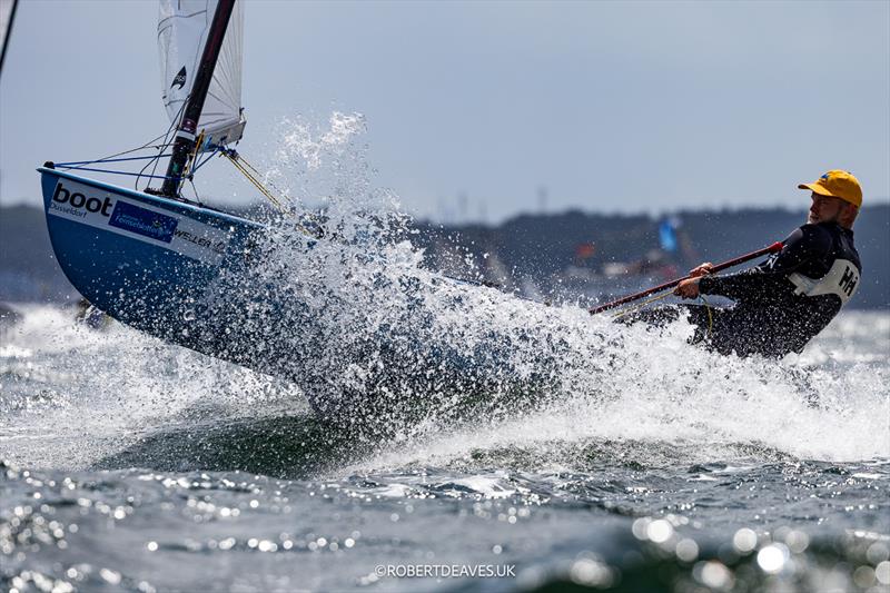 Ben Flower, CAN in the OK Dinghy class at Kieler Woche - photo © Robert Deaves