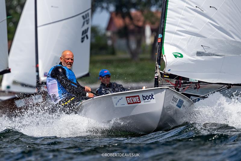 Henrik Kofoed, DEN in the OK Dinghy class at Kieler Woche - photo © Robert Deaves