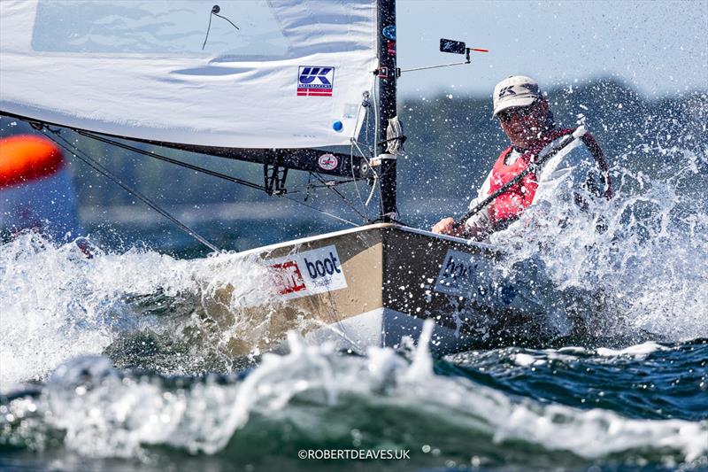Bo Petersen, DEN - OK Dinghy class at Kieler Woche - photo © Robert Deaves