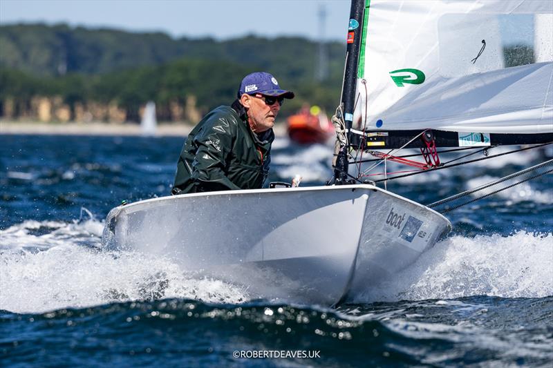 Henrik Kofoed, DEN - OK Dinghy class at Kieler Woche - photo © Robert Deaves
