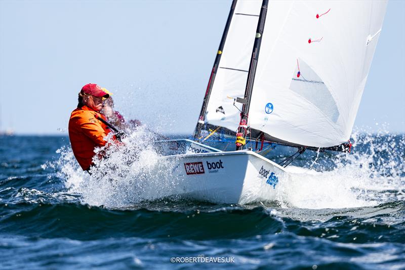 Benjamin Hammero, SWE - OK Dinghy class at Kieler Woche - photo © Robert Deaves