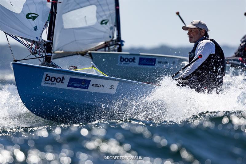 Jesper Bendix, DEN - OK Dinghy class at Kieler Woche - photo © Robert Deaves