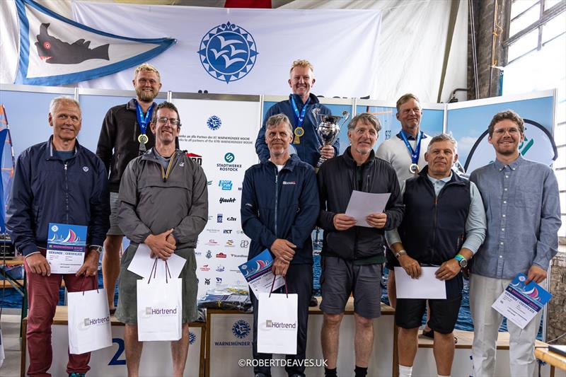 Top ten places - OK Dinghy Europeans at Warnemünde - photo © Robert Deaves / www.robertdeaves.uk