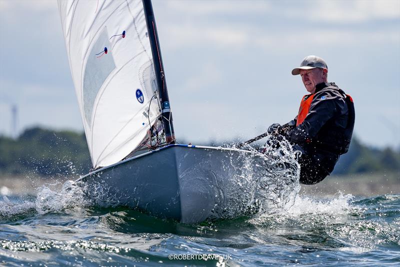 Charlie Cumbley, overall winner - OK Dinghy Europeans at Warnemünde - photo © Robert Deaves / www.robertdeaves.uk