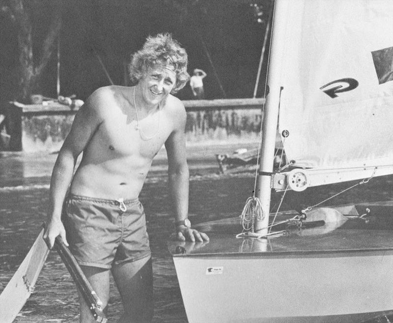 Peter Lester just before winning the 1977 World OK Championships - February 1977 - photo © NZ Yachting