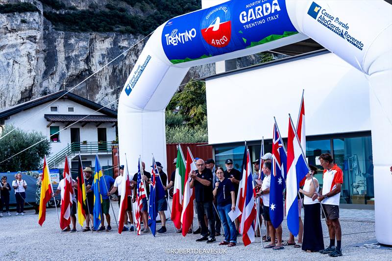 OK Dinghy Worlds at Lake Garda - Opening ceremony - photo © Robert Deaves / www.robertdeaves.uk